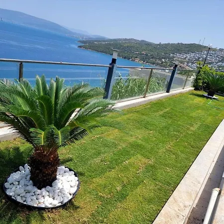 فيلة Paradise Bodrum, 14 Personnes, Vue Mer, Piscine, Privee, Sauna, A Vapeur, Ascenseur