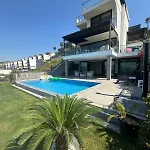וילה Paradise Bodrum, 14 Personnes, Vue Mer, Piscine, Privee, Sauna, A Vapeur, Ascenseur Milas