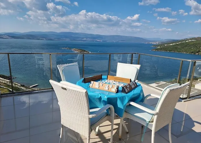Paradise Bodrum, 14 Personnes, Vue Mer, Piscine, Privee, Sauna, A Vapeur, Ascenseur