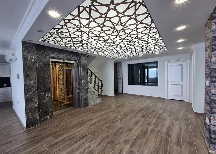 Вилла Paradise Bodrum, 14 Personnes, Vue Mer, Piscine, Privee, Sauna, A Vapeur, Ascenseur *