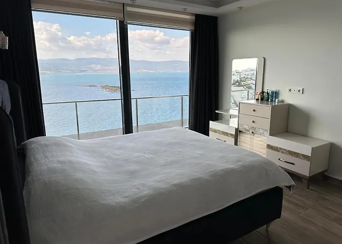 Paradise Bodrum, 14 Personnes, Vue Mer, Piscine, Privee, Sauna, A Vapeur, Ascenseur * Миляс